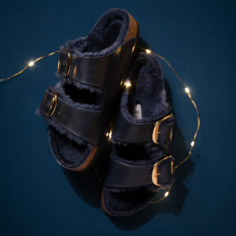 ARIZONA BIG BUCKLE SHRLNG - MIDNIGHT - LEATHER