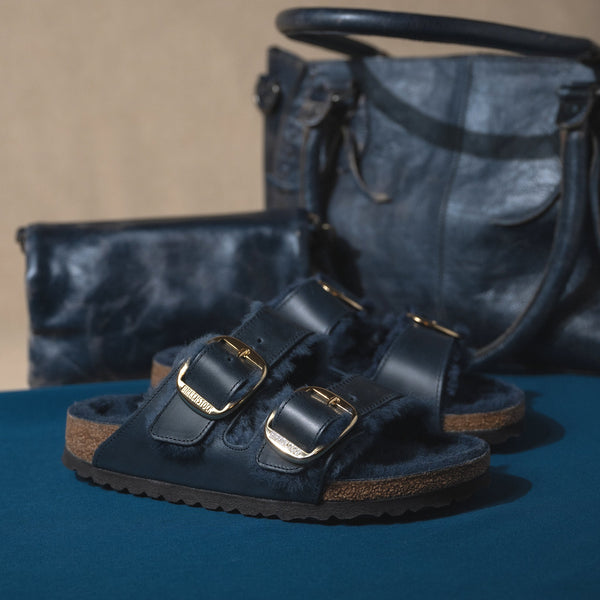 ARIZONA BIG BUCKLE SHRLNG - MINUIT - CUIR