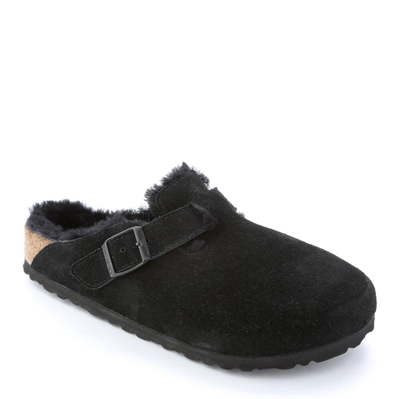 BOSTON SHEARLING - BLACK - SUEDE