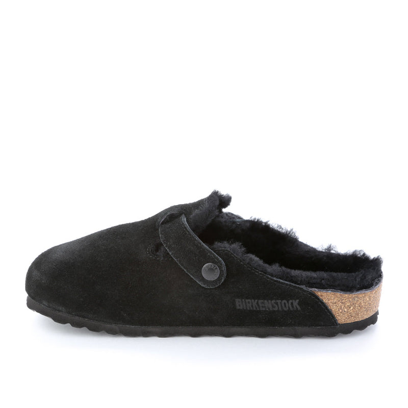 BOSTON SHEARLING - BLACK - SUEDE