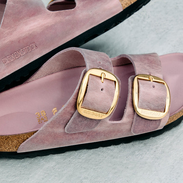 ARIZONA BIG BUCKLE - LAVANDE - CUIR HUILE