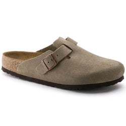 Boston Soft Footbed Taupe Suede