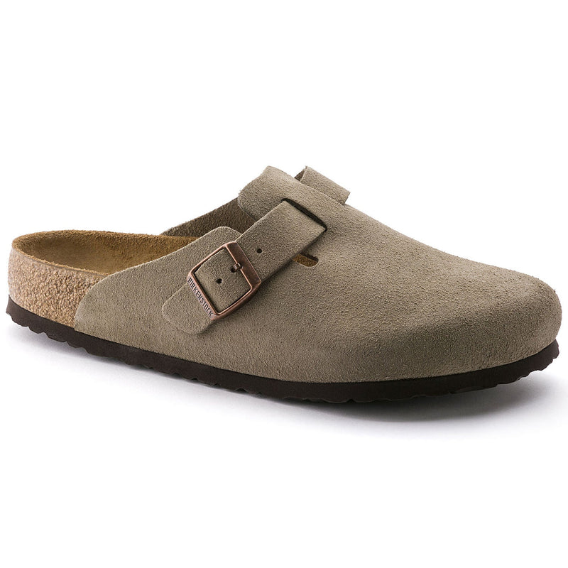 Boston Soft Footbed Taupe Suede